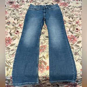 Wrangler Retro Women's Flared Jeans in Medium Blue Wash